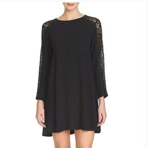 CeCe Black cocktail dress with lace sleeves - NWT size 6